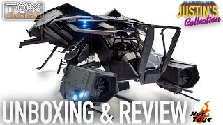 Hot Toys The Bat The Dark Knight Rises Unboxing amp Review [upl. by Auehsoj]