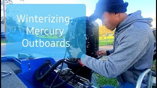 Mercury Outboards Winterizing [upl. by Nnylyaj]