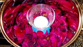 HOW TO MAKE DISTILLED ROSE WATER  HYDROSOL FOR EVEN SKIN TONE [upl. by Decca]