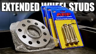 How to Properly Install Extended Wheel Studs amp Spacers  NEW WHEEL REVEAL [upl. by Strage629]