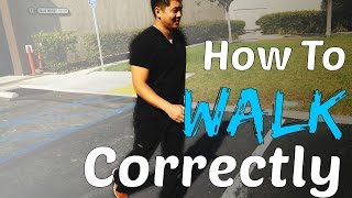 Physical Therapist Shows How To Walk Correctly [upl. by Rollins]