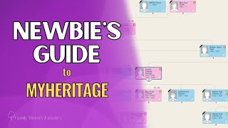 A Newbies Guide to the MyHeritage Website  Genealogy Research [upl. by Ahsirek]