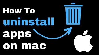 How To Uninstall Apps On Mac [upl. by Scotti]