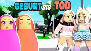 GEBURT bis zum TOD in BROOKHAVEN  Roblox Brookhaven RP [upl. by Eberle965]