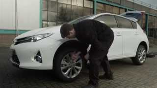 Toyota how to  Change a wheel [upl. by Caprice]