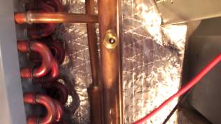 How to repair an Air Conditioning condenser leak [upl. by Nonnairb]