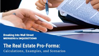 The Real Estate ProForma Calculations Examples and Scenarios [upl. by Euqinay]