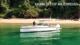 Axopar 28 Walkthrough [upl. by Aaronson131]