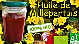 Comment faire son huile de MILLEPERTUIS [upl. by Johnsten]