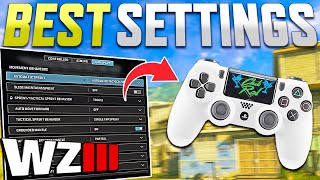 NEW BEST Controller Settings for Warzone 3 MW3 Warzone [upl. by Tigges]