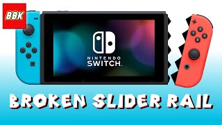 Repairing Broken Nintendo Switch Console Slider Right  Left Rail [upl. by Araf]