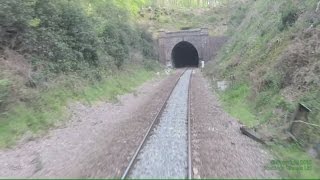 Hurst Green to Uckfield cab view  Hastings DEMU  7 May 2016  quotHastings Blue Bellequot railtour [upl. by Darbee635]