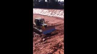 Dozer slurry laggon brampton cumbria [upl. by Ellatsirhc279]