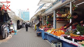 Long Walk in Khabarovsk Russia Lenina Square Central Market Gaidara Park City Hall 4K [upl. by Stedman]