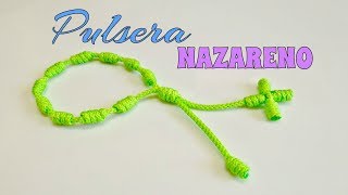 PULSERA de NUDOS FRANCISCANOSNAZARENODECENARIO paso a paso [upl. by Mareah]