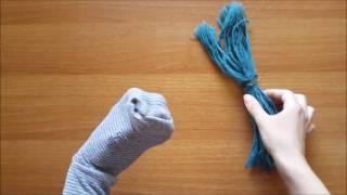 How to Make a Sock Puppet [upl. by Nahttam]