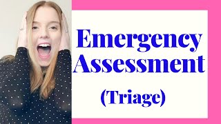 EMERGENCY ASSESSMENT TRIAGE USING THE ABCDE PRINCIPLE [upl. by Purdy]