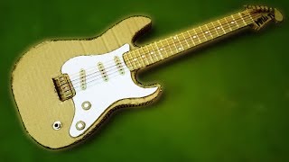 How to make an Electric Guitar from Cardboard [upl. by Anivid]