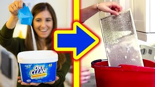 15 Brilliant Uses For OxiClean 🙌 Cleaning Tips amp DIY Recipes [upl. by Shimberg]