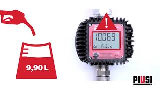 Piusi K400 Fuel Flow Meter  Calibration [upl. by Cahra]