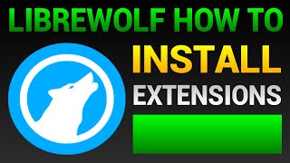 How To Add Extensions Or AddOns In LibreWolf Browser [upl. by Ogata806]