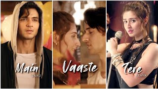 Vaaste Fullscreen Whatsapp Status  Dhvani Bhanushali  Vaaste Song Status  Love Status  Vaaste [upl. by Pazice]