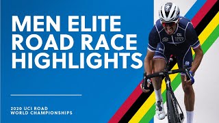 Men Elite Road Race Highlights  2020 UCI Road World Championships [upl. by Latsryk]