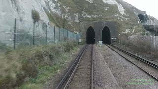 Ashford International to Dover Priory – Hastings DEMU cab ride – 31 December 2016 [upl. by Ahsoek]