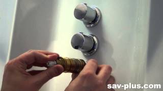 Comment changer sa cartouche thermostatique cabine JEDO robinetterie HUBER Laiton [upl. by Nylorac303]