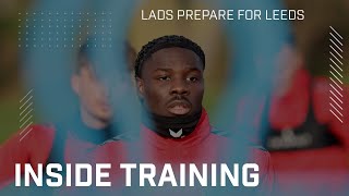 Rest Recovery And Preparation For Leeds  Inside Training [upl. by Adall]