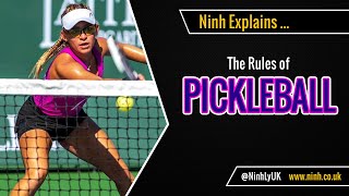 The Rules of Pickleball  EXPLAINED [upl. by Inaluahek]