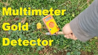 How to make Metal Detector using Multimeter [upl. by Serilda336]