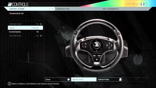 PS4 Project CARS Thrustmaster T80 Wheel Calibrating amp Sensitivity Settings [upl. by Akiehs]