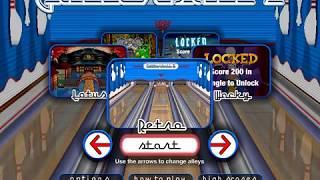 Gutterball 2Retro Alley Gameplay [upl. by Eireva]