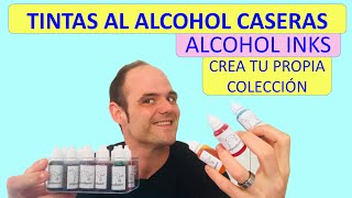 Tintas Caseras al ALCOHOL ▶ INK 🔥Cómo hacer Tinta en casa DIY🔥Hago mi propia colección [upl. by Yrbua146]