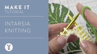 Intarsia Knitting Tutorial [upl. by Birdt17]