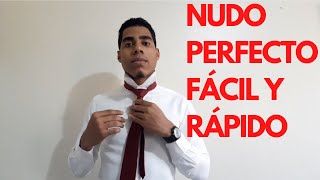 Como hacer un NUDO DE CORBATA PERFECTO FÁCIL y RÁPIDO  Nudo Windsor [upl. by Intyrb647]