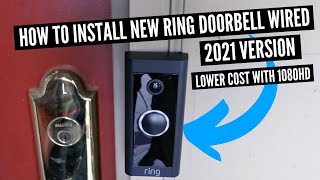 How To Install Ring Doorbell Wired [upl. by Fenny]