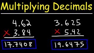 Multiplying Decimals  Basic Introduction [upl. by Arreyt779]