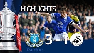 Everton vs Swansea City 31 FA Cup 5th Round goals amp highlights [upl. by Terti]