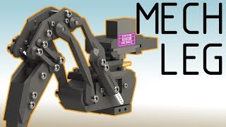 3D Printed Arduino Hexapod Part II  Leg Design [upl. by Kitti]