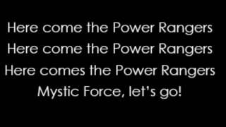 Chaka Blackmon  Power Rangers Mystic Force Theme Song Lyrics [upl. by Noelyn]