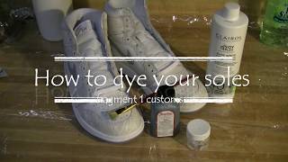 HOW TO UNYELLOW MIDSOLES TUTORIAL EASY [upl. by Arahd]