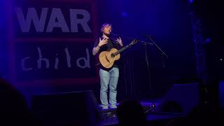 Ed Sheeran  Supermarket Flowers Live for Warchild  Indigo O2 London [upl. by Nilek]