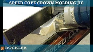 Rockler Speed Cope Crown Molding Jig [upl. by Eentrok]