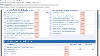 EBP COMPTA  La déclaration de TVA [upl. by Iemaj]