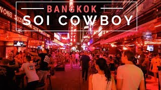 Nightlife Walk Soi Cowboy  Bangkoks Red Light District  Must see if youre in Bangkok  Thailand [upl. by Naelopan]