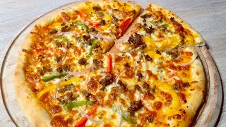 Recette de PIZZA 🍕 FACILE ET RAPIDE [upl. by Peskoff]