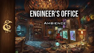 Engineers Office  Steampunk Ambience  1 Hour [upl. by Rodavlas]