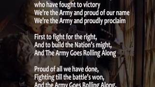 The Army Song with lyrics performed by The United States Army Band [upl. by Breen]